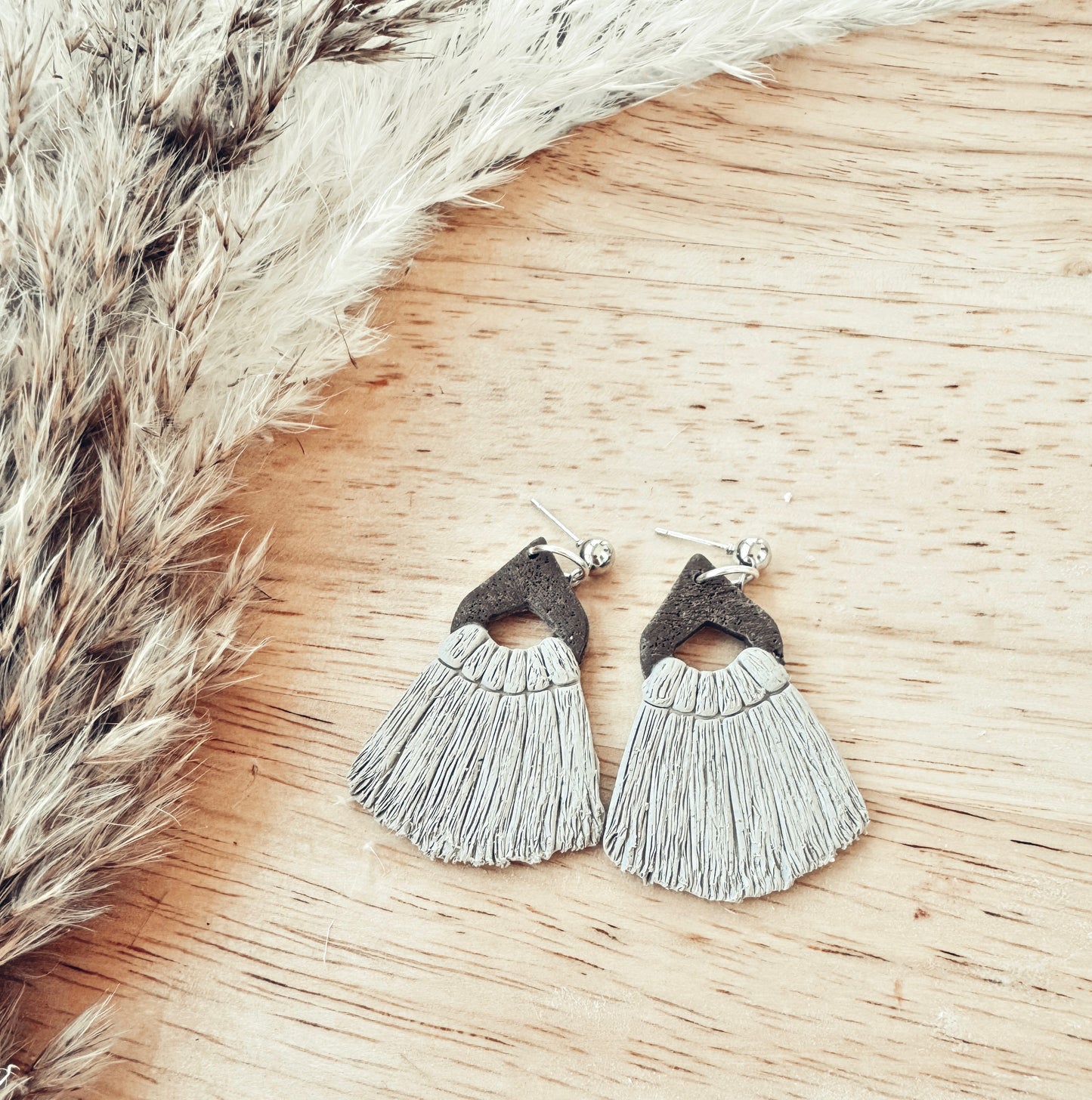 Faux Macramé Earrings