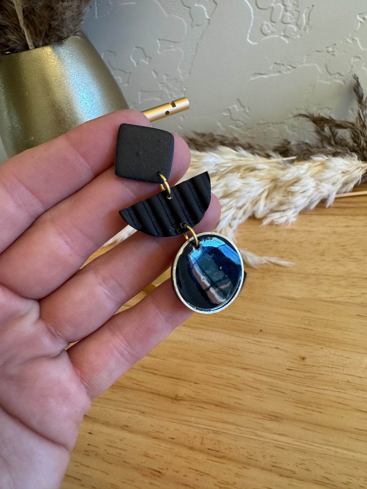 Black diamond dangles