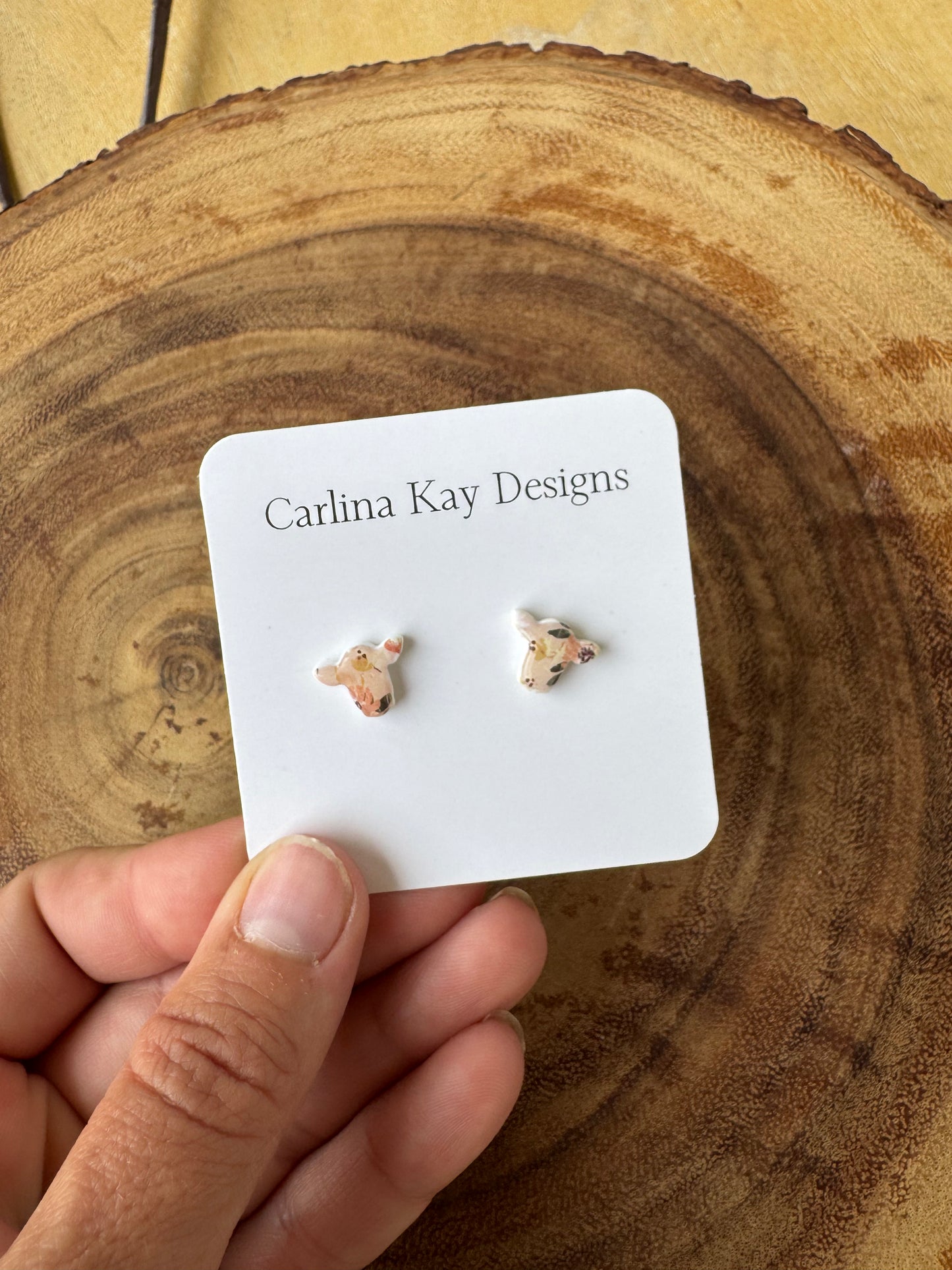 Mini flora cow studs