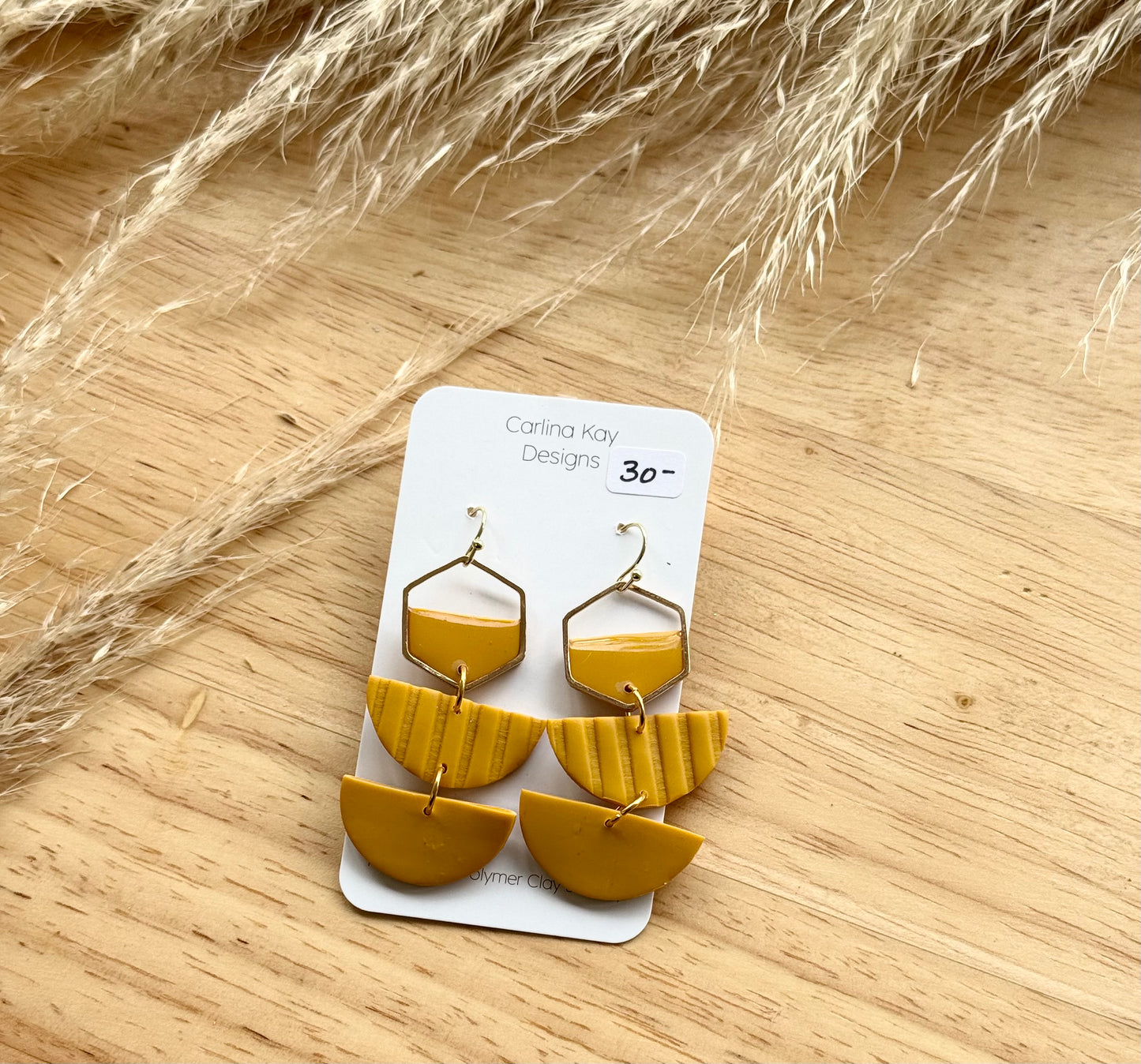 Half hexagon boho drop downs