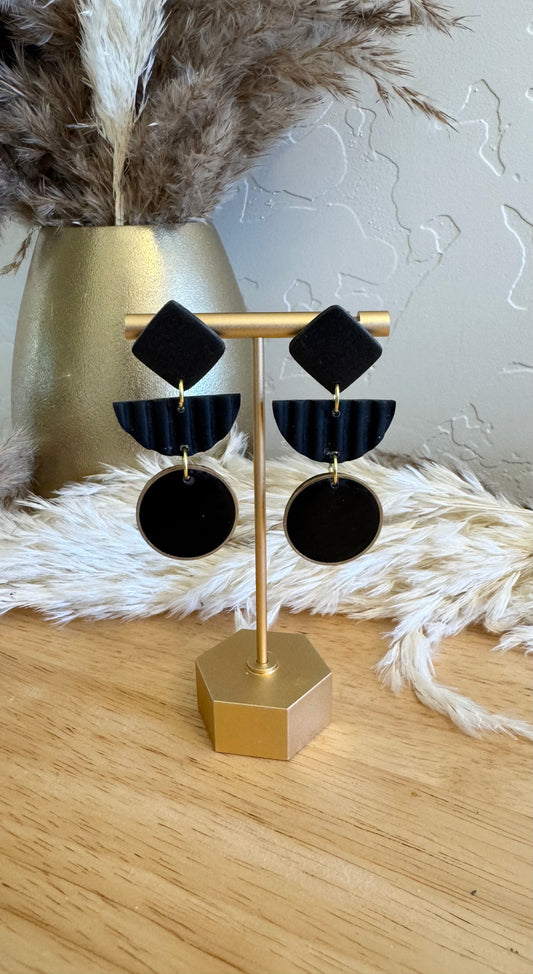 Black diamond dangles