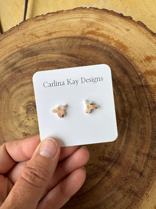Mini flora cow studs